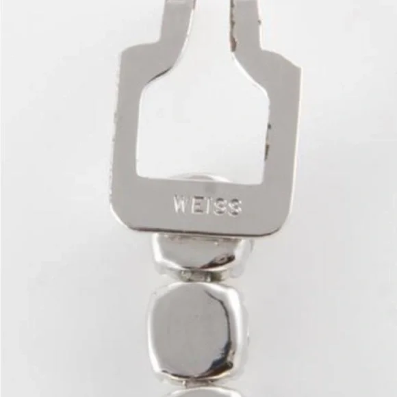 Weiss smoked crystal necklace and clip earrings - Picture 5 of 11